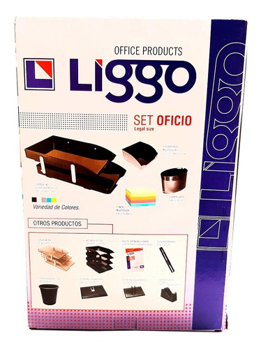 Set Organizador Esc.liggo Bandeja+p.taco+p.lápiz -103049-