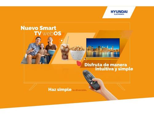 Imagen 3 de 6 de Tv Hyundai 50 Pulgadas Smart Tv Uhd 4k Hyled5017w4km Web Os