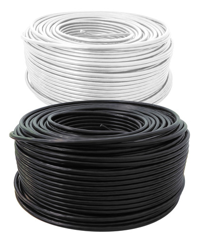 Pack 2x: Rollos De 90m De Cable Calibre 8 Casa (total 180m)