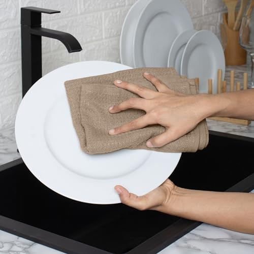 Toallas De Cocina 100% Algodón, Juego De 6 Paños