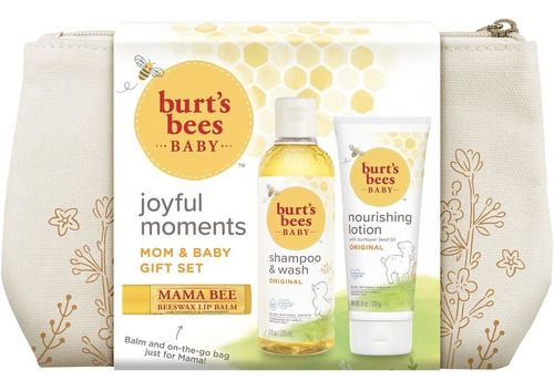 Burt's Bees Set De Regalo Para Bebés Y Madres Con 3 Producto