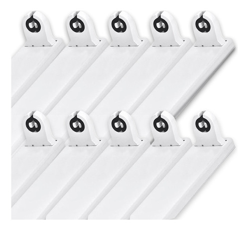 Plafon Liston Para Tubo Led 120cm 18w Pack X 10