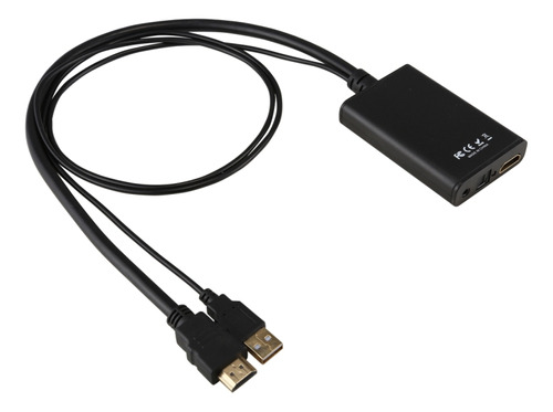 Hdmi A Hdmi + Audio De 3,5 Mm+convertidor 3d Spdif 4k X 2k