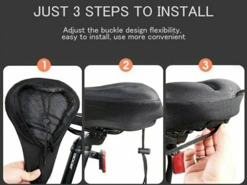 Asiento Gel Bicicleta Forro Cobertor Impermiable