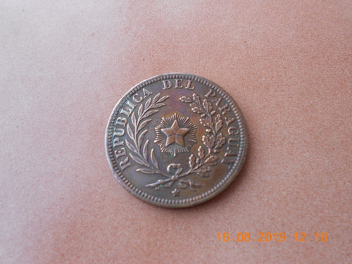 Moneda Antigua Paraguay - 4 Centesimos - Cobre - 1870 -  Muy Buena