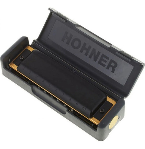 Gaita Harmônica Pro Harp Ms F (fa) Hohner Preta