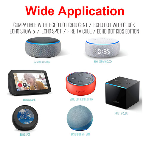 Cargador Compatible Con Amazon Alexa Echo Dot -ver Modelos-