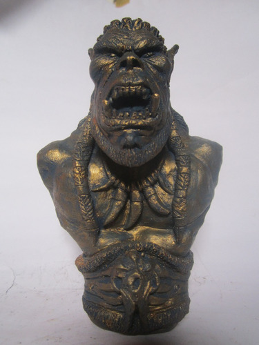 Warcraft Durotan Busto Escultura Color Bronce