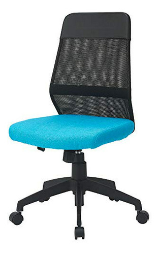 Silla De Malla Azul