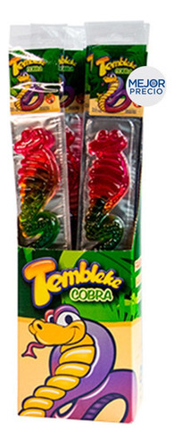 Caramelos Gomitas Cobra Display X 12 Unid Tembleke Sin Tacc