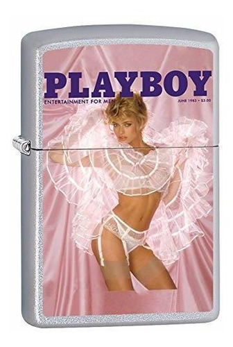 Zippo Playboy Cubierta De Junio De 1983 Encendedor De Bolsil