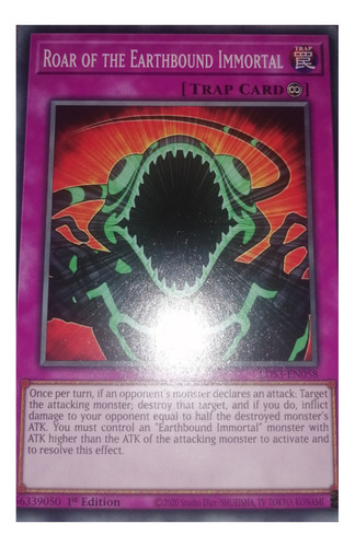 Roar Of The Eathbound Yu-gi-oh! Original Konami