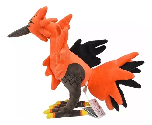 Zapdos Pelúcia Pokémon Elétrico Lendário 27cm Pronta Entrega