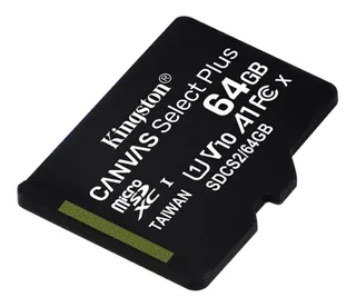 Cartão De Memória 64gb Sdcs2/64gbsp Microsd Canvas Kingston