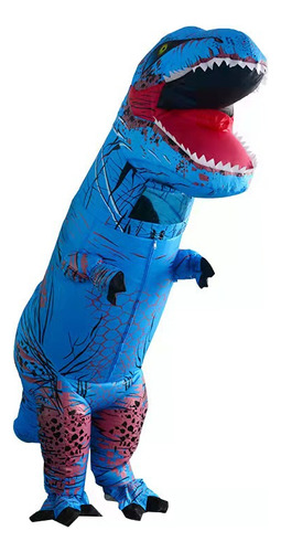 Halloween Cosplay Blue Tyrannosaurus Inflable Clothing