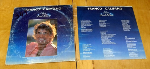 Franco Califano Buio E Luna Piena Disco Lp Vinilo Italia