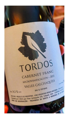 Vino Tordos Cab. Franc Paco Puga Nueva Añada