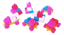 Comprar Bolsa De Leg Carritos Armables 46 Piezas Didáctico Bloques 
