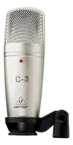 Comprar Micrófono de Condensador Multipatrón Profesional Behringer C-3 Diafragma Doble Estudio de Grabación