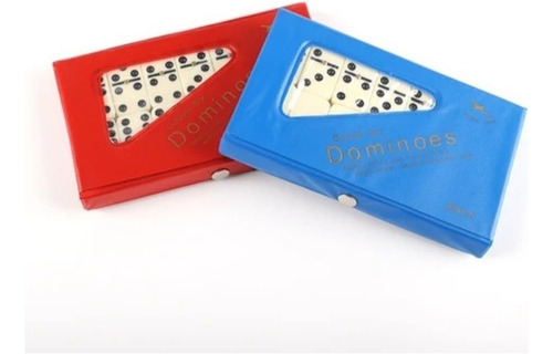 Juego Domino Con Estuche Plástico 28 Piezas Grande 