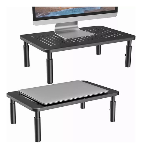 Soporte Para Monitor Pc Regulable En Altura, Base De Monitor
