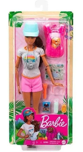 Barbie Morena Deportes Bienestar Articulada Senderismo