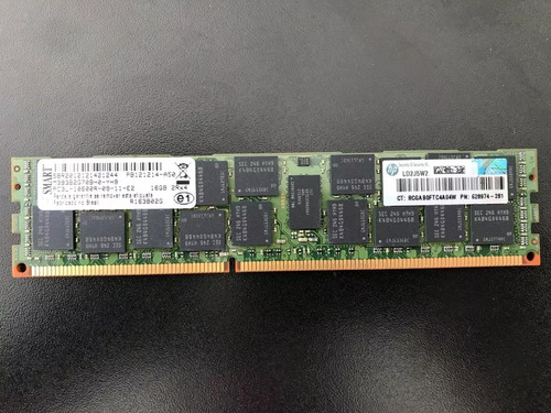 Memoria Hp 16gb 2rx4 Pc3l-10600r M393b2g70h0-yh9 628974-281