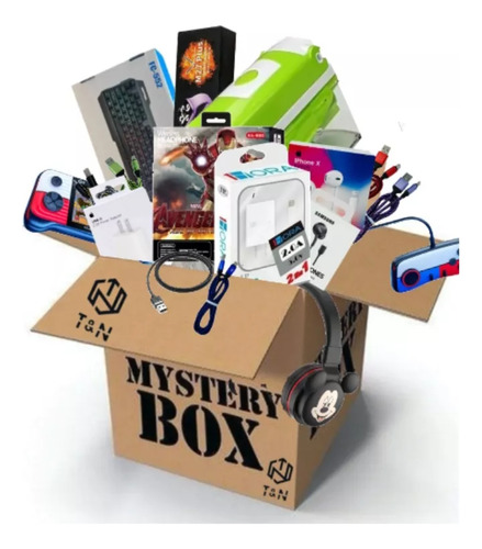 Caja Sorpresa Mistery Box + 10 Artículos Premium Electrónica