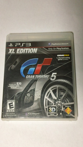Gran Turismo 5 Xl Edition Para  Ps3 Usado