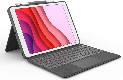 Imagen 1 de 6 de Logitech Combo Touch Keyboard Case Para Apple iPad Air 10