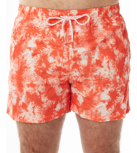 Short De Baño Braku Esfumado Malla Verano Original Nja/bco