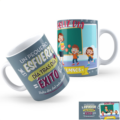 Taza Cerámica Dia Del Alumno Aa Calidad