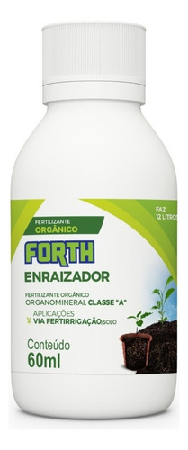 Fertilizante Adubo Enraizador Forth 60ml - Rende 12 Litros
