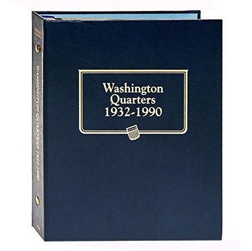 Whitman Ee.uu. Washington Cuarto Álbum De Monedas 1932-1990 