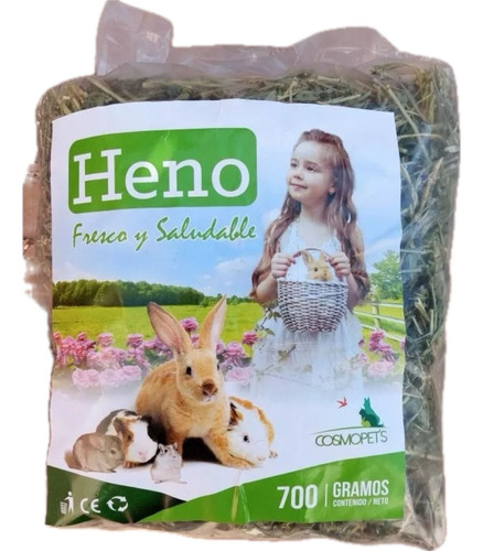 Heno Nutrición Completa Para Tus Conejos O Cuyis 5 Paq X