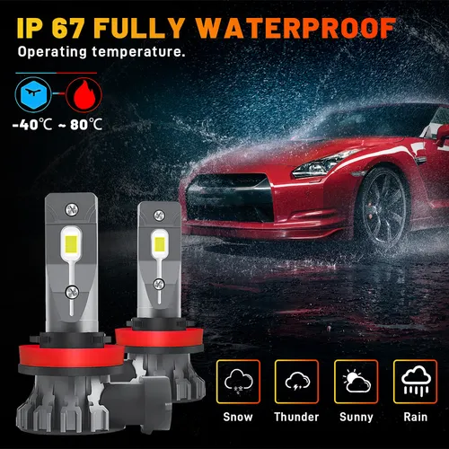 Applicable To 9005 H11 H11 Kit De Faros Led 3570 Csp Luz