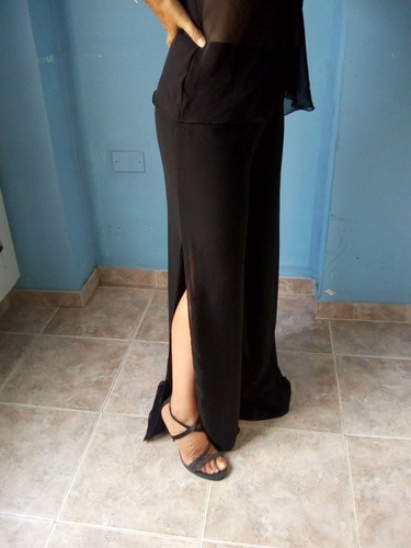 Palazo De Gasa Con Blusa, Usado, Excelente Estado