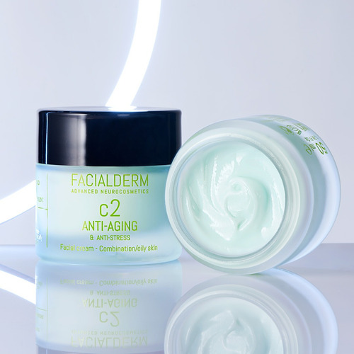 Facialderm Crema C2 Antiedad Y Antiestrés Piel Mixta 50 Ml Momento De Aplicación Día/noche