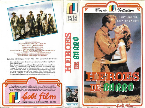 Heroes De Barro Vhs Gary Cooper Rita Hayworth They Came To C