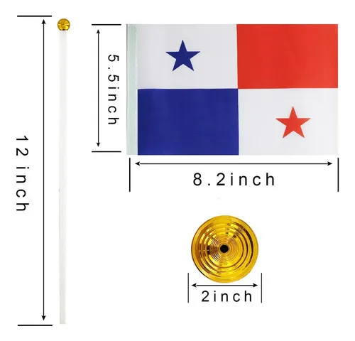 Mini Banderas, De Escritorio, C/ Base De Soporte,12pcs