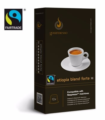 Cápsulas Para Nespresso ® Gourmesso Etiopia Blend Forte