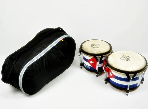Bongo Pro. Cuero Acabado Cuba / Estuche Llave Envío Incluido