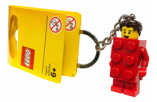 Llavero Colección Lego Red 4x2 Brick Boy 853903 Hard To Find