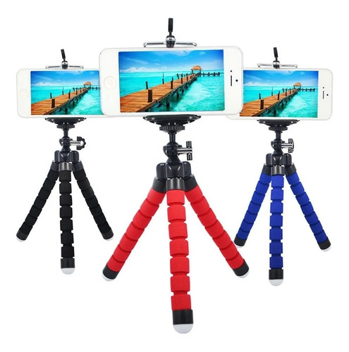 Mini Tripé Suporte Flexível Celular Selfie Gravação O Melhor