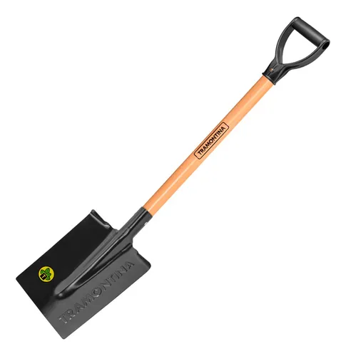 Pala Vanga Tramontina 400/20 de acero con mango de madera, 71 cm