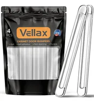 Comprar Protector De Pared Vellax Long Door Stopper, 4 Unidades