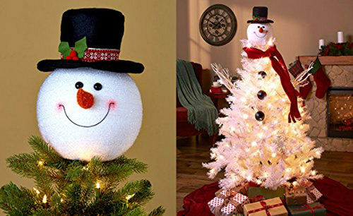 Frosty Snowman Sombrero De Copa Árbol De Navidad Decoración