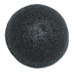 Imagen 2 de 9 de Konjac Esponja Facial - Charcoal - Piel Grasa - Sustentable