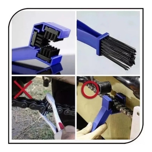 Imagen 7 de 10 de Kit Limpiador Cadena Bici + Cepillos Y Reservor - Full Salas