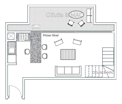 Loft - Gran Terraza / Lota - Metro Tobalaba